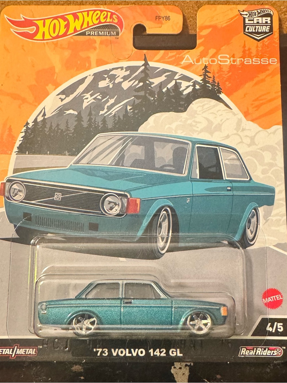 Hot Wheels '73 Volvo 142 GL - Teal